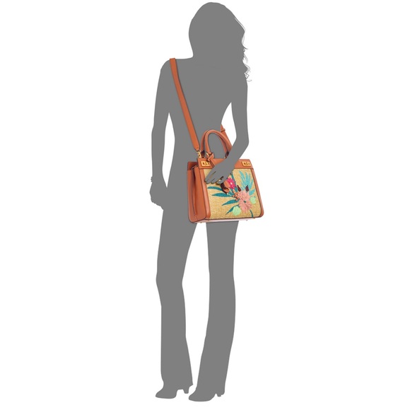 Guess Katey Luxury Embroidered Medium Satchel Crossbody, NWT - Picture 6 of 11